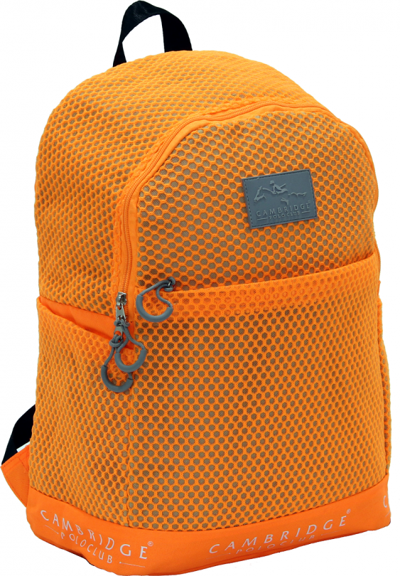 Cambridge Polo Club Plcan1655, File Backpack, Orange