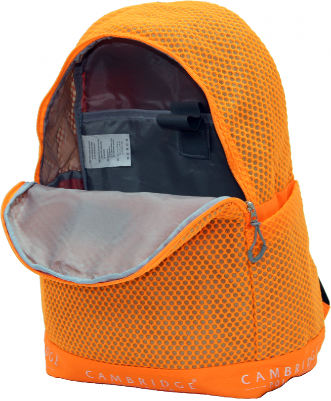 Cambridge Polo Club Plcan1655, File Backpack, Orange