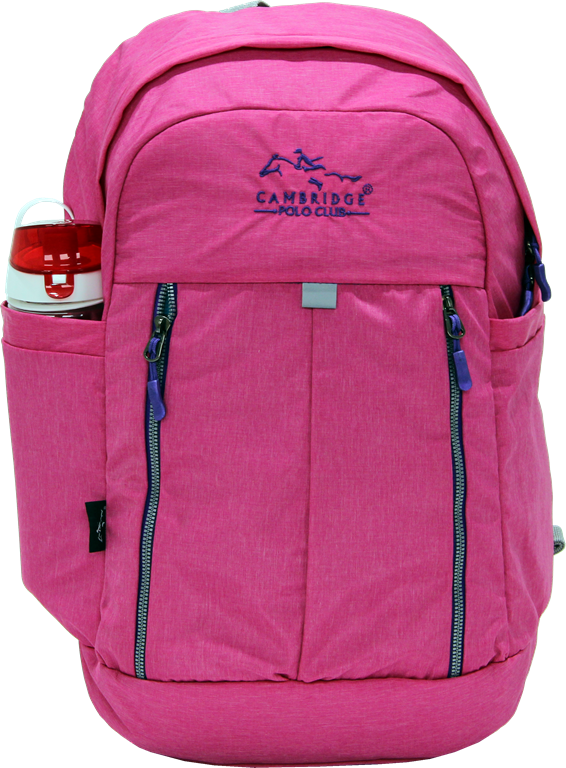 Cambridge Polo Club Plcan1669, Soft Backpack, Pink