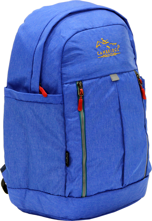 Cambridge Polo Club Plcan1669, Soft Backpack, Blue