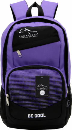 Cambridge Polo Club, Be Cool School Backpack, Purple-3