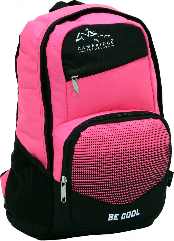 Cambridge Polo Club, Be Cool School Backpack, Pink