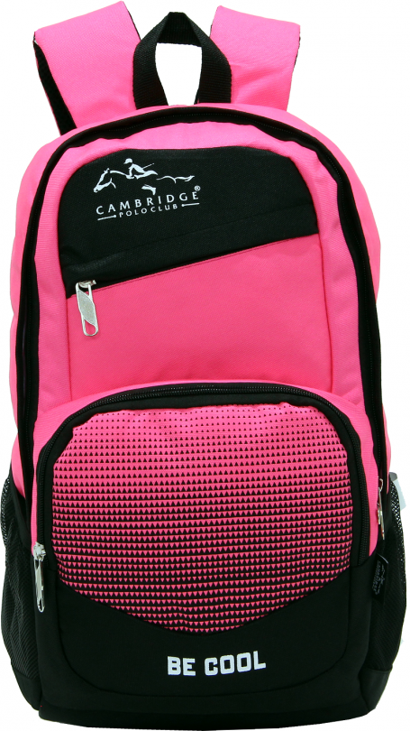 Cambridge Polo Club, Be Cool School Backpack, Pink