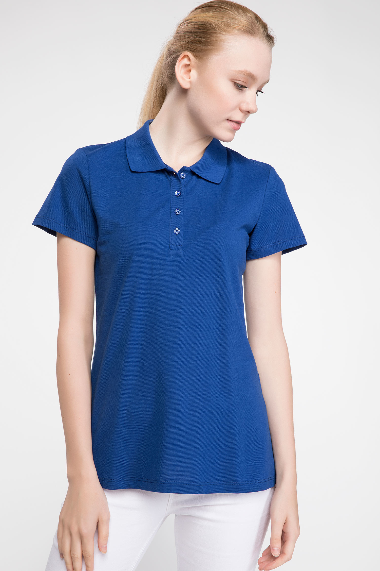 Polo Tshirt Women Blue