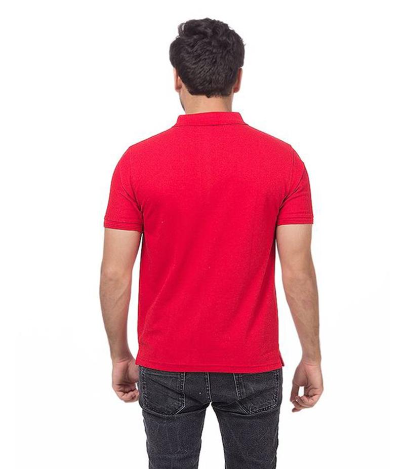 Polo Tshirt Men Red