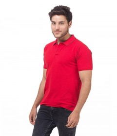 Polo Tshirt Men Red-2