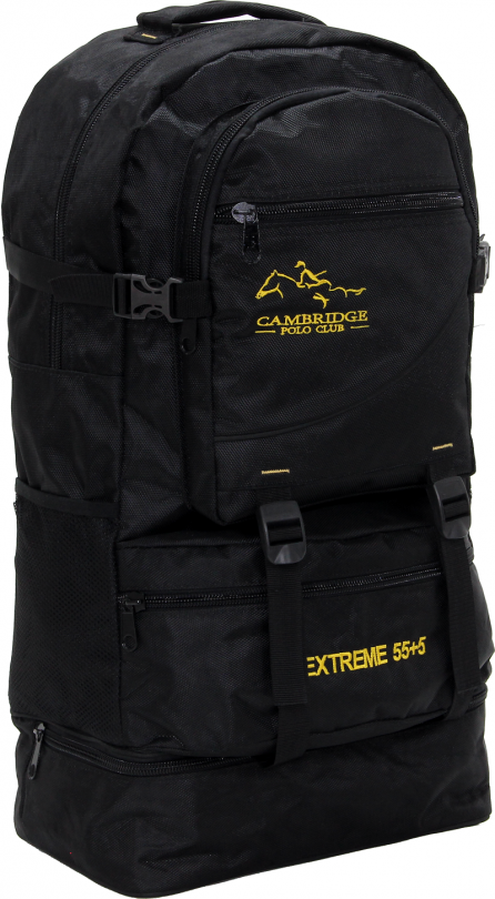 Cambridge Polo Club Pldgc90005, Mountaineer Backpack, Black