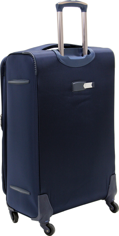 Bagtone Bt1720, Lux Fabric Large Size Travel Suitcase, Navy Blue
