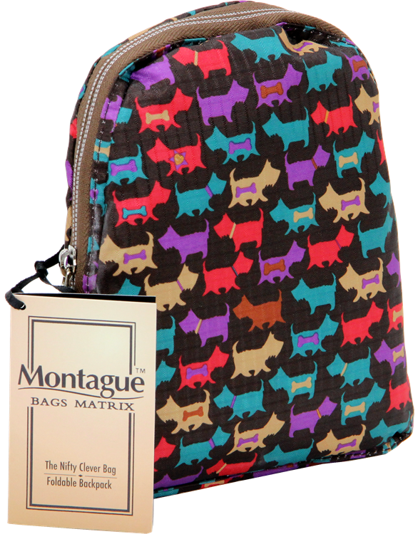 Montague Mbp-18, Foldable Cross Mini Backpack, Greyhound