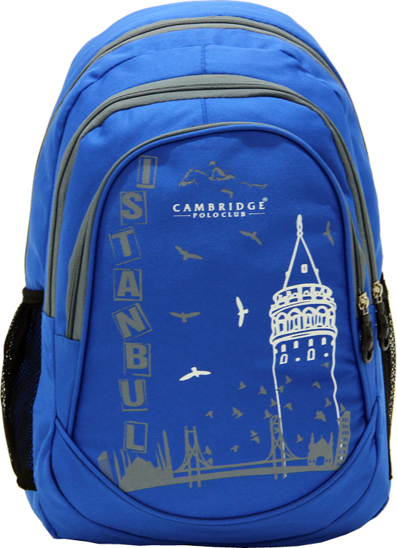 Cambridge Polo Club, Istanbul Backpack, Blue