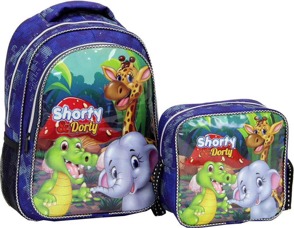 Shorty, Nutritional Elementary School Bag, Embossed Printing
