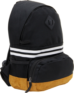 Cambridge Polo Club, Nubuck Base Unisex Mini Backpack, Black-1
