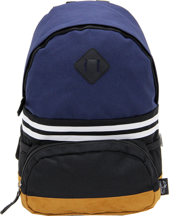 Cambridge Polo Club, Nubuck Base Unisex Mini Backpack, Navy Blue