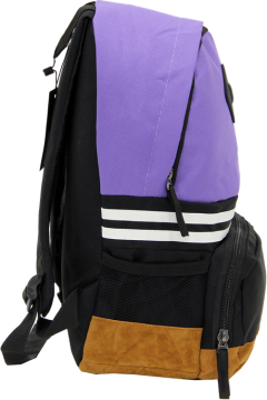 Cambridge Polo Club, Nubuck Base Unisex Mini Backpack, Purple-2