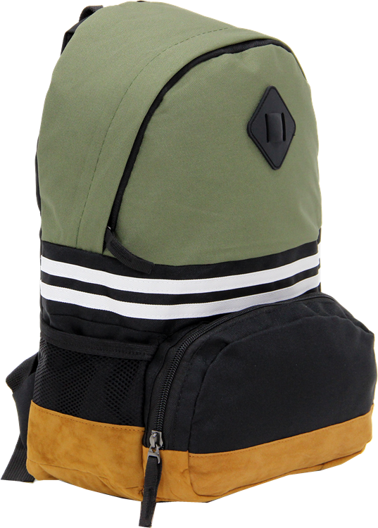 Cambridge Polo Club, Nubuck Base Unisex Mini Backpack, Khaki