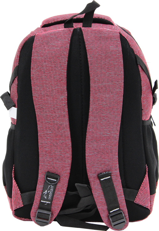Cambridge Polo Club, Woven Fabric Backpack, Red