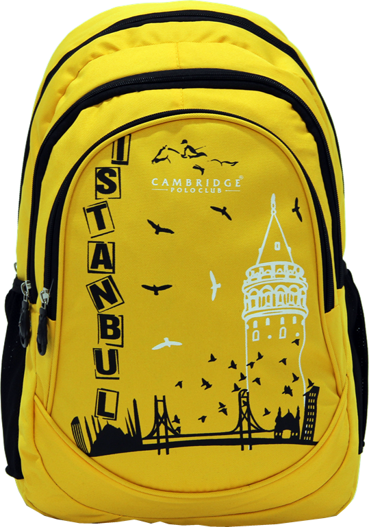 Cambridge Polo Club, Istanbul Backpack, Yellow