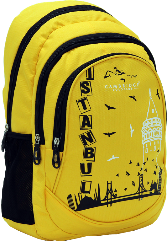 Cambridge Polo Club, Istanbul Backpack, Yellow
