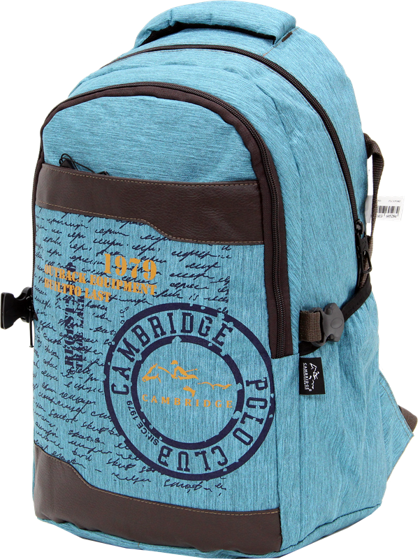 Cambridge Polo Club Plcan1663, 1979 Outback Backpack, Blue