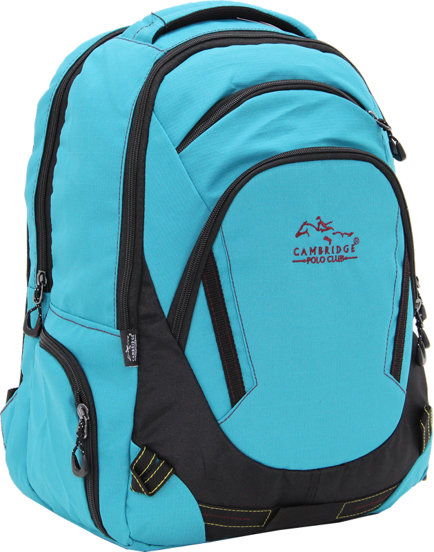 Cambridge Polo Club, Laptop Backpack, Turquoise