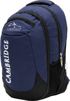 Cambridge Polo Club, School & Backpack, Navy Blue-2