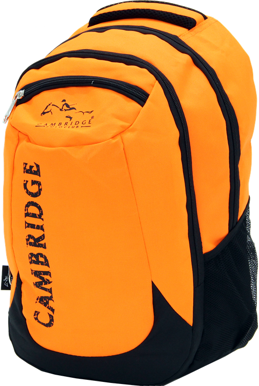 Cambridge Polo Club, School & Backpack, Orange