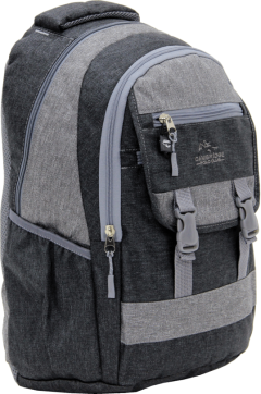 Cambridge Polo Club Plcan1684, Jeans Fabric Backpack, Black-1