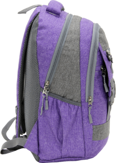 Cambridge Polo Club Plcan1684, Jeans Fabric Backpack, Purple-3