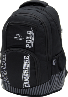 Cambridge Polo Club Plcan1680, Backpack, Black-2