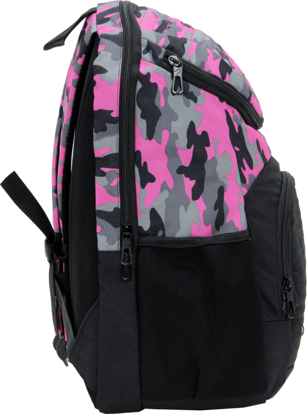Cambridge Polo Club Plcan1660, Camouflage Backpack, Pink