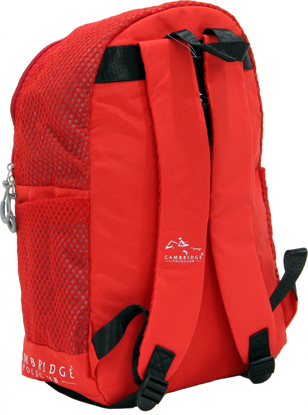 Cambridge Polo Club Plcan1655, File Backpack, Red