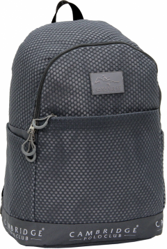 Cambridge Polo Club Plcan1655, File Backpack, Gray-0