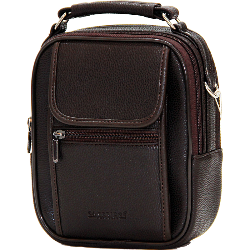 Cambridge Polo Club, Portfolio Handbag Medium, Coffee
