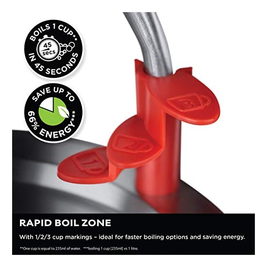 Russell Hobbs 23210 Luna Quiet Boil Electric Kettle Stainless Steel