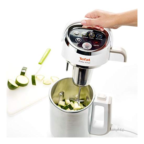 Tefal Bl841140 Easy Soup And Smoothie Maker Stainless Steel White