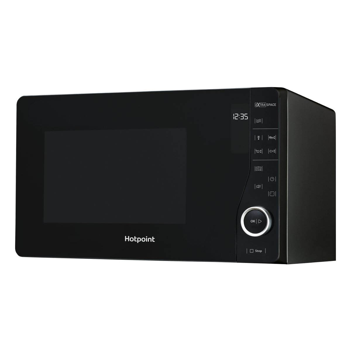 Hotpoint MWH 2622 MB (Black), Microwave Hotpoint MWH2622MB Xtraspace Flatbed