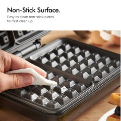 vonshef dual belgian waffle maker