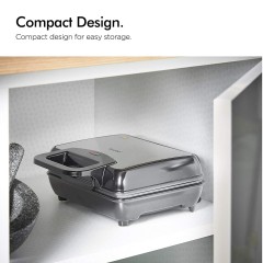 vonshef dual belgian waffle maker