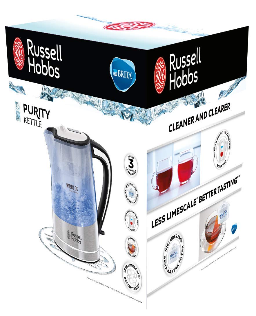 Russell Hobbs Purity Water Filtration 18554 1L, Water Heater & Kettle