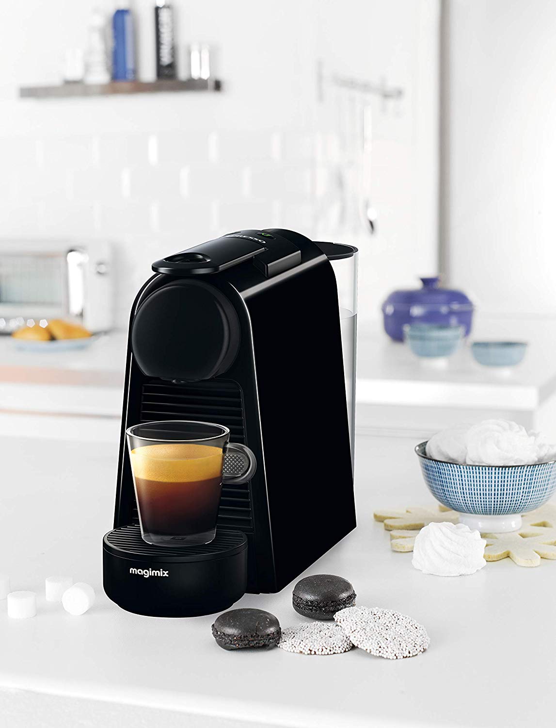 Magimix Nespresso Essenza Mini + Aeroccino, Espresso & Cappuccino