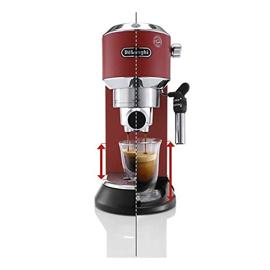 De Longhi Dedica Style Ec685r Traditional Pump Espresso Machine Red