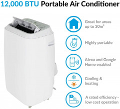 electriq 12000 btu portable air conditioner review