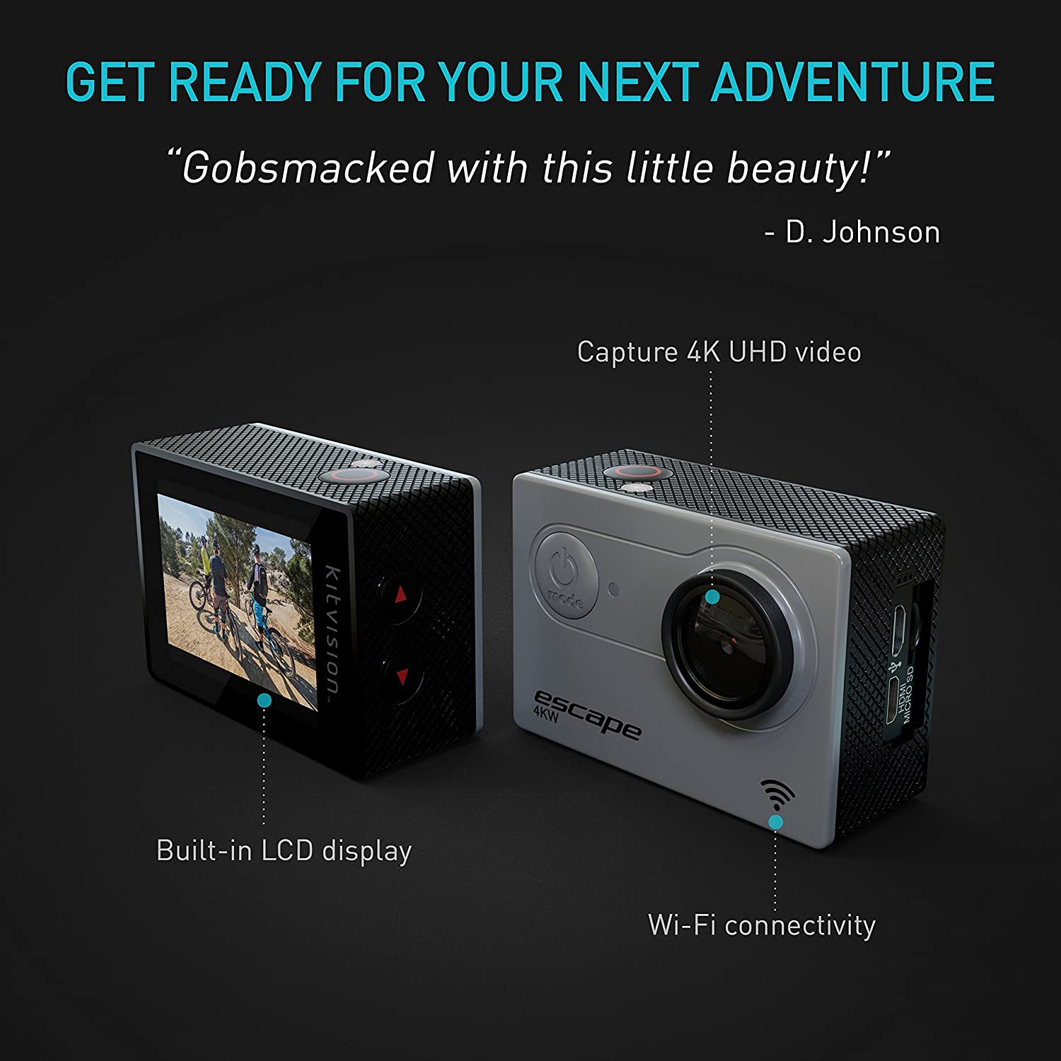 Kitvision Escape 4KW, Video Cameras Reviews and Comments