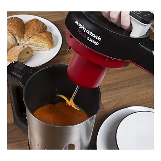 morphy richards sauté and soup maker stainless steel