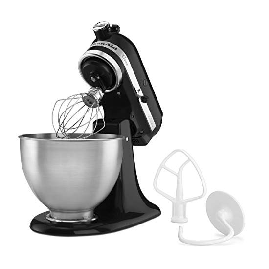 Kitchenaid 5k45ssbob Classic Stand Mixer 4 3 Litre 275 W Onyx Black