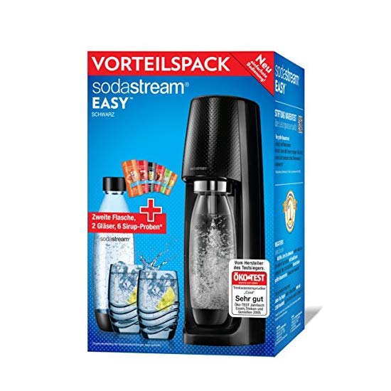 SodaStream Easy (incl. Carbonator & 2x1L PET Bottles), Soda Makers