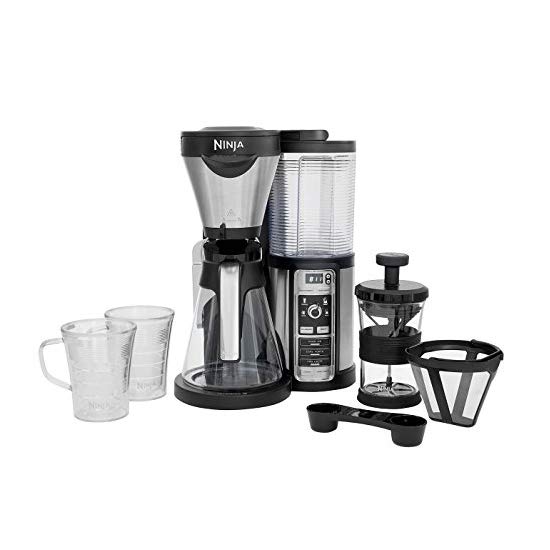 Ninja Coffee Bar CF060UK Auto-iQ Brewer with Glass Carafe –220 VOLTS (NOT  FOR USA)
