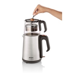 Arzum AR3024 Çaycı Heptaze Çay Makinesi - Inox / Cam-2
