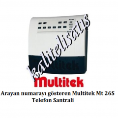 Multitek MT 26S PBX 2 Harici 6 Dahili Telefon Santrali