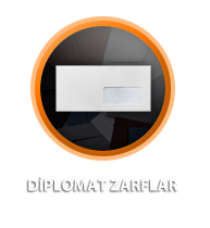 Zarfsan Diplomat Zarfı, Silikonlu, Düz, 110 gr, 105×240